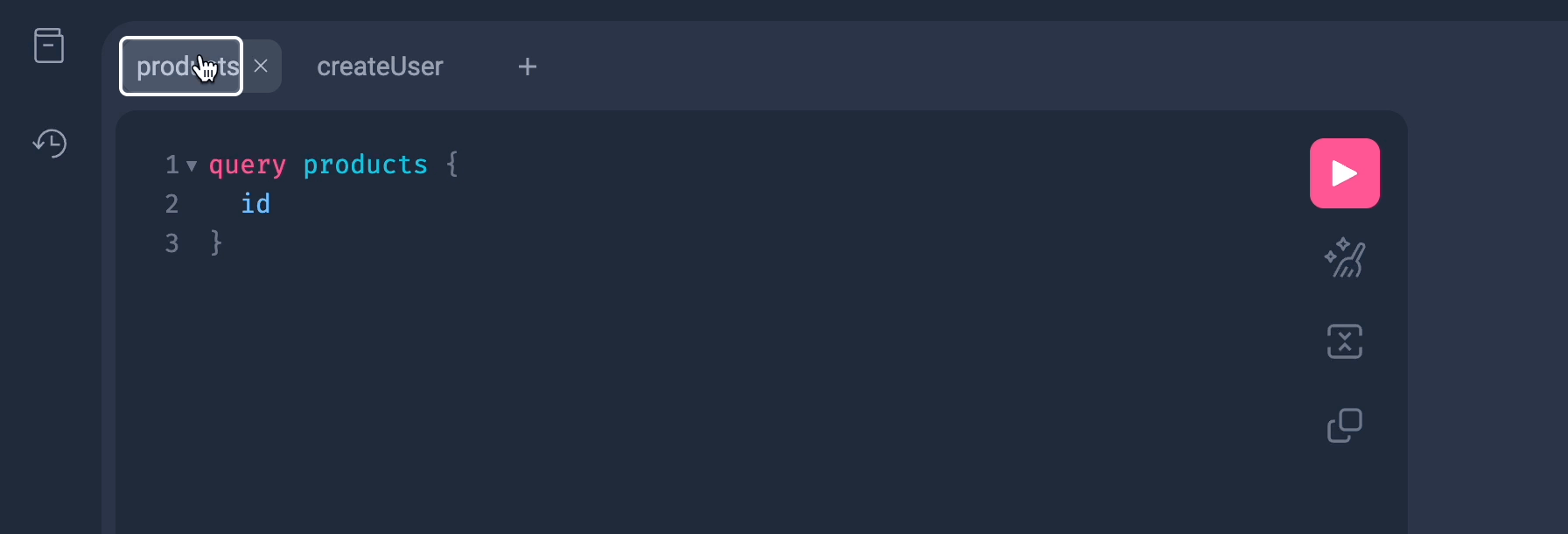 Reorder tabs feature